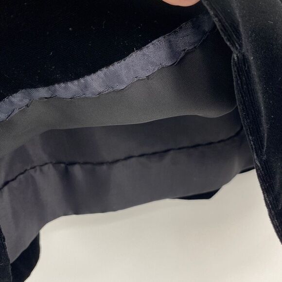 Abe Schrader Vintage Velvet Long Sleeve Tunic Dress Gold Embroidery Black Size 8 - Picture 10 of 16